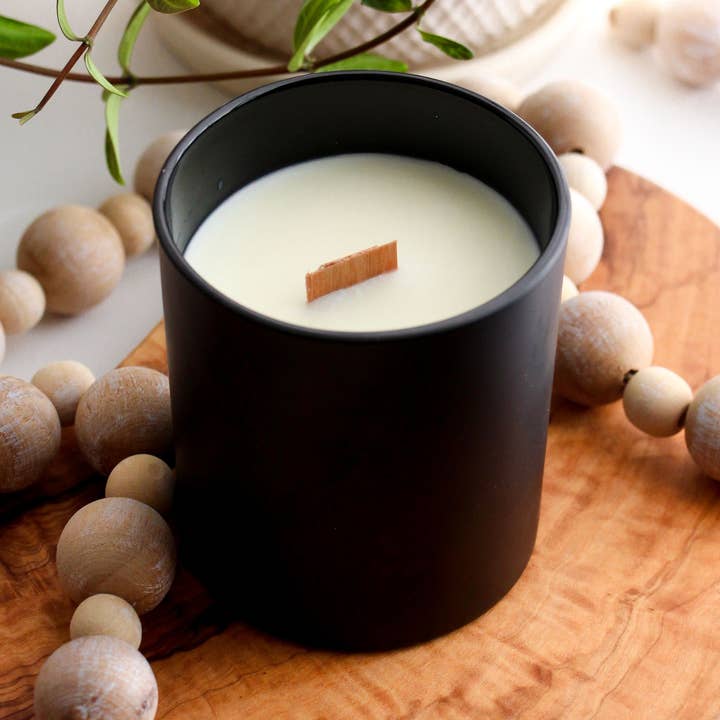 Wholesale Candles - Wholesale Jar/Filled Candle - 8 oz Wholesale Matte Black Candles | Best Sellers1