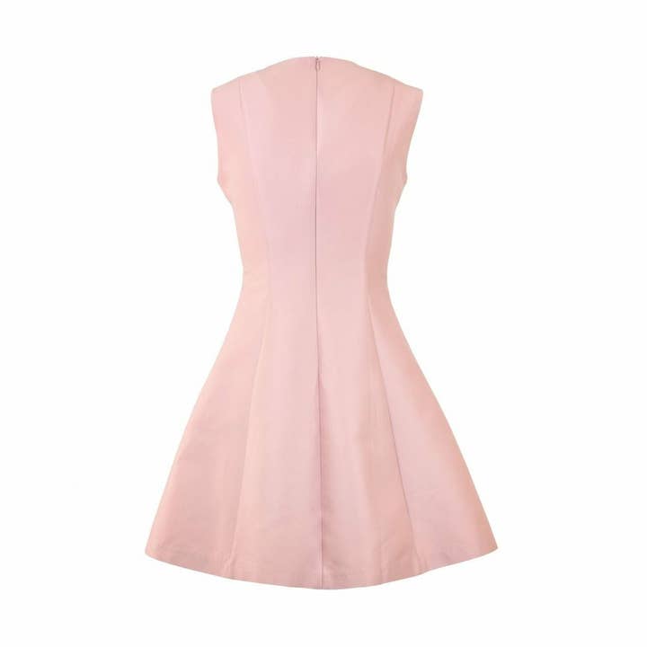 Perla Silk jacquard Sleeveless Dress for wholesale by HottieandLord