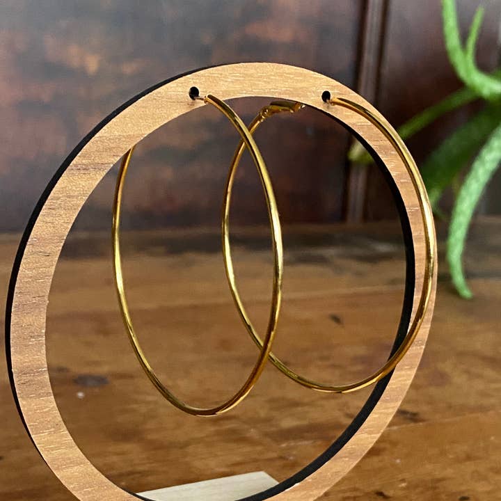 Seeds - Venta al por mayor Pendientes de aro - Aros de latón3