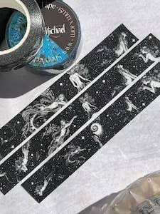 Ruban adhésif en papier washi à paillettes pour sirènes et sirènes pour la vente par Arch Michael