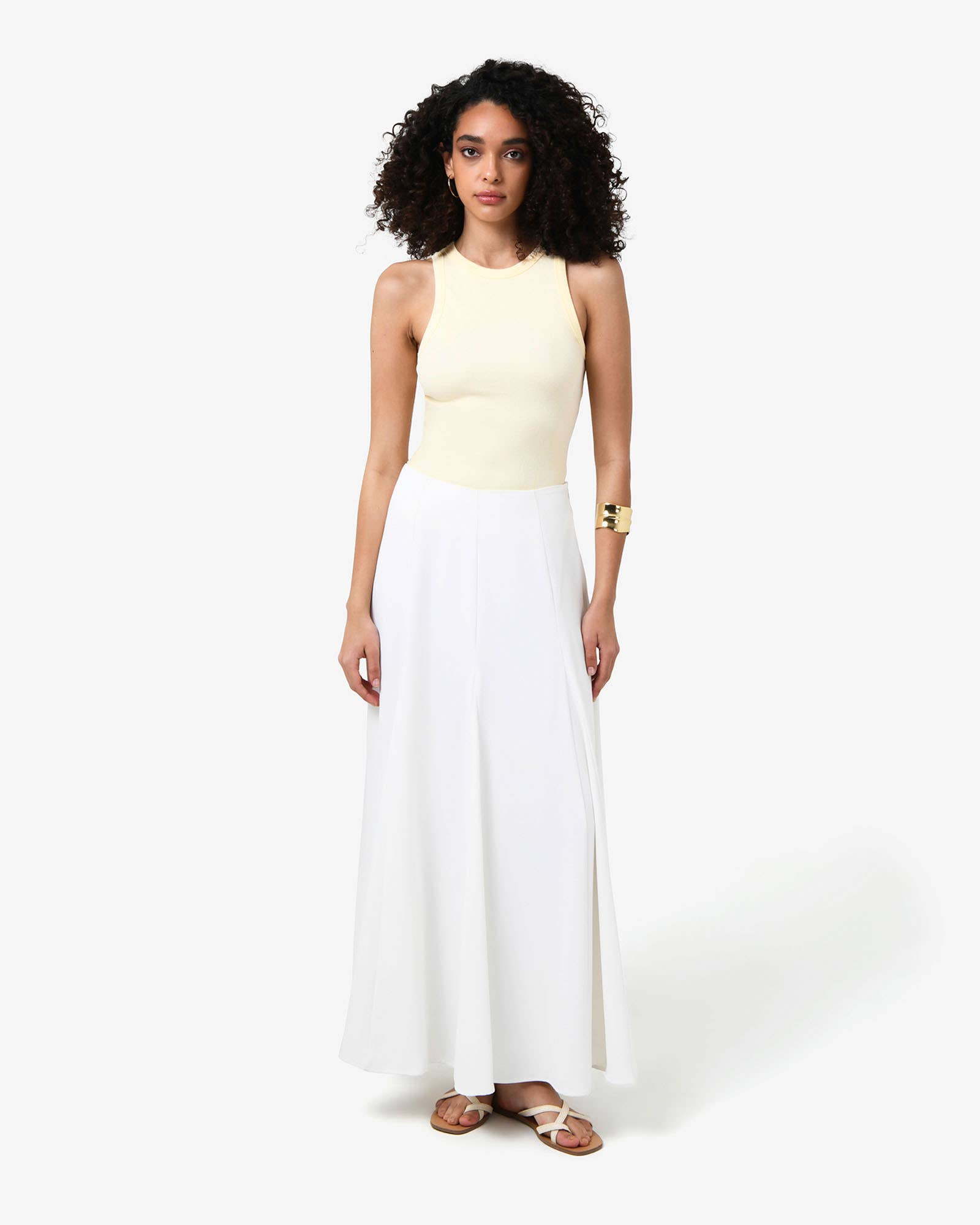 Forcast – wholesale T-shirt – women's – Forcast Women's Devon Cotton Blend Singlet7