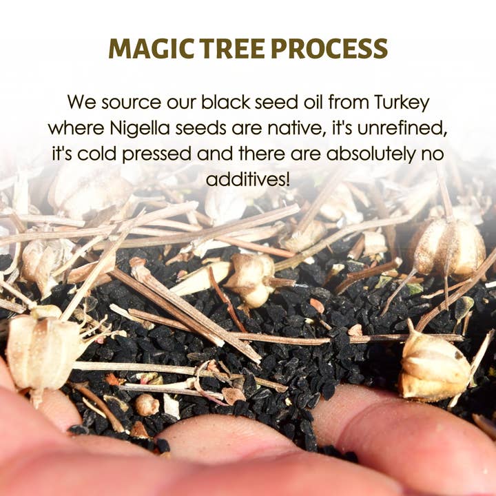 MagicTree Superfoods – wholesale Oral supplement/vitamin – Pure Black Seed Oil5