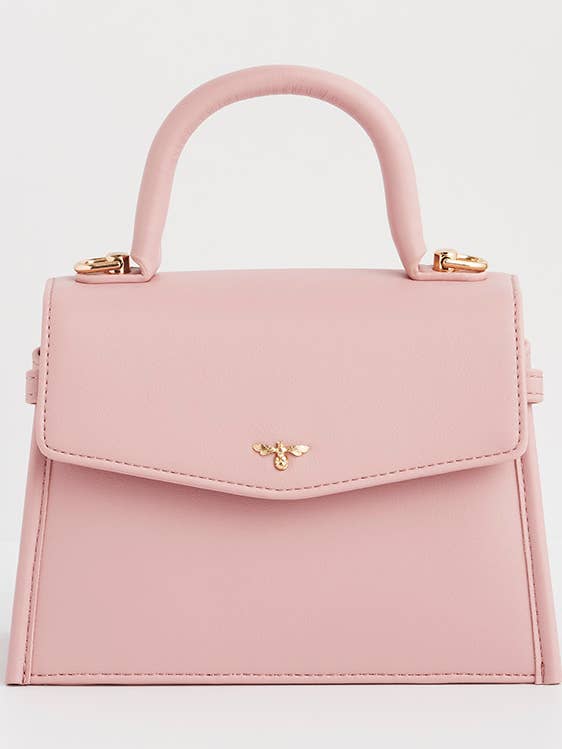 Petit cabas structuré rose pour la vente par Fable England