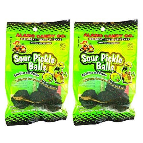 Cow Crack Wholesale - Wholesale Gummy - Alamo Candy Co Sour Pickle Balls