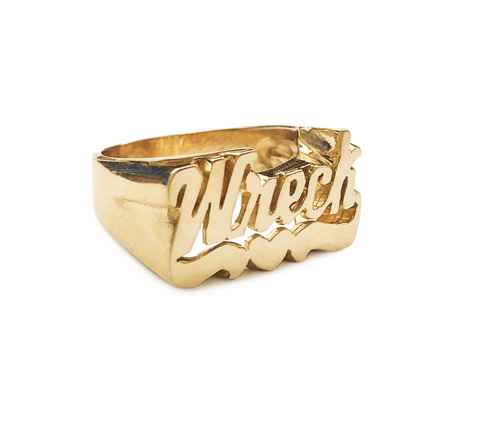 SNASH JEWELRY - Wholesale Signet Ring - Wreck Ring0