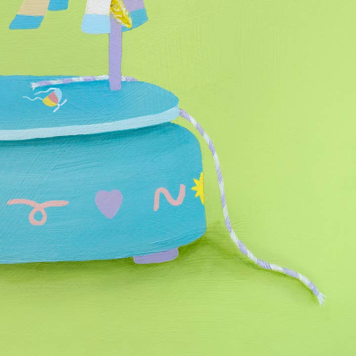 One Lane Studios - Wholesale Art Print - Waldron's Long Weekend (Worm Carousel) Print4