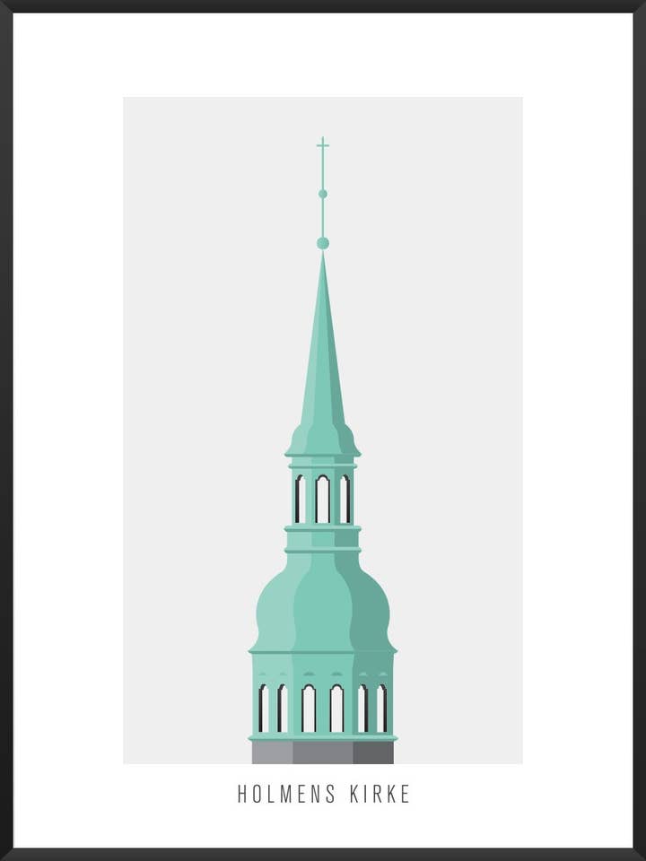 Holmens Kirke - Affisch för wholesale av Project Nord