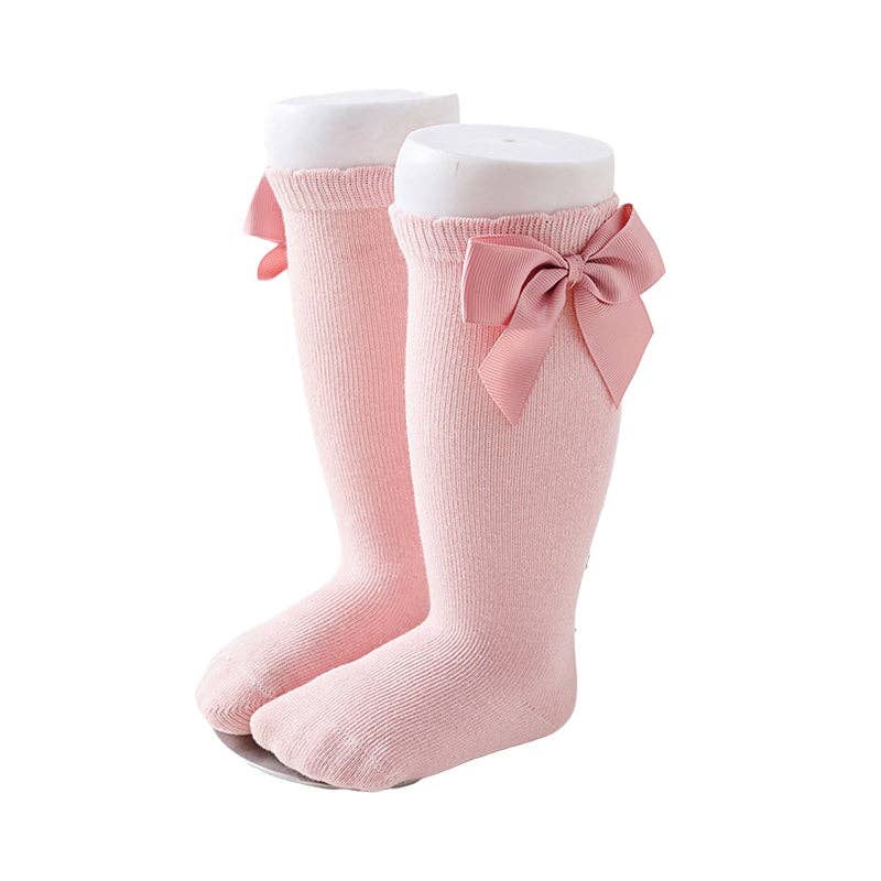 KiddieKickz - Wholesale Socks - Kids - Girls Solid Color Bow Accessories Socks4
