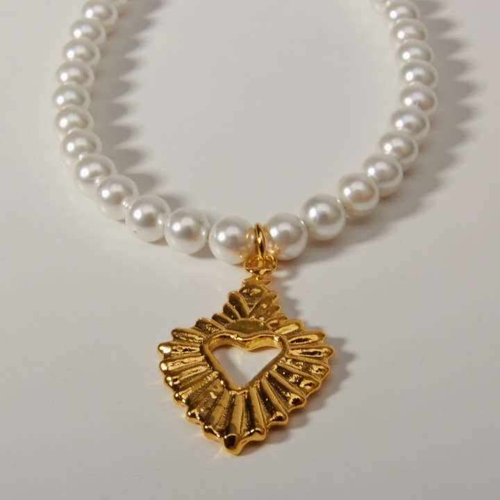 Heliconia Boutique – Großhandel Kette mit Anhänger/Charm – Amore Perlenkette – Die für das Alltagsoutfit1