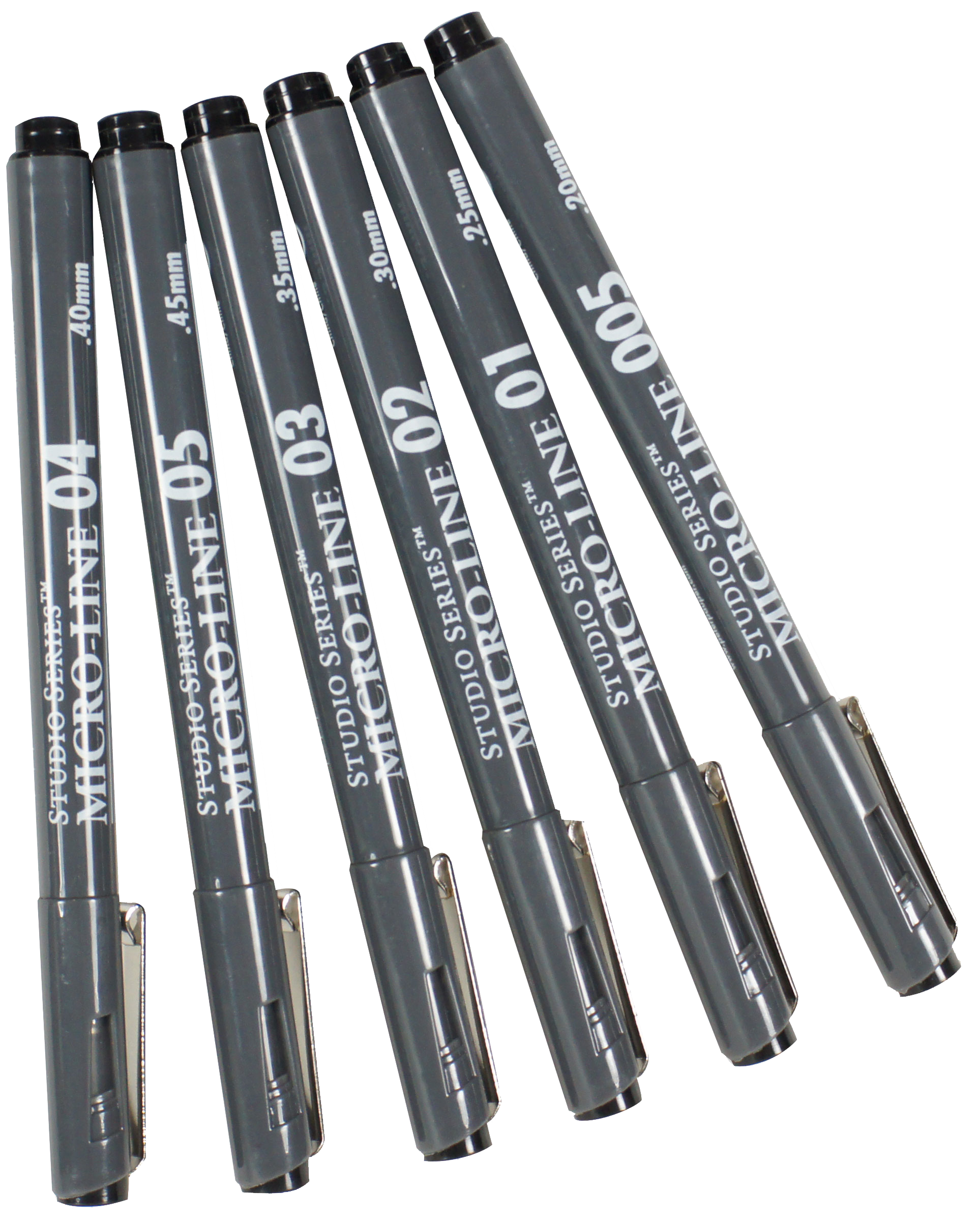 Peter Pauper Press - Wholesale Pen - Studio Series Micro-Line Pen Set (Set of 6)1