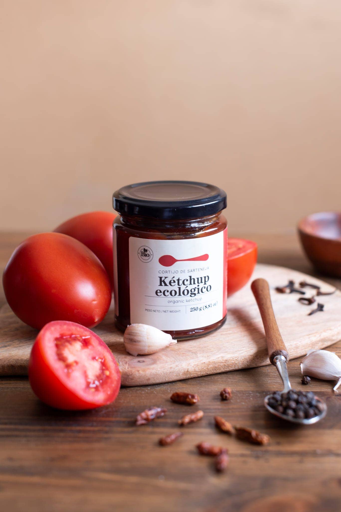 Cortijo de Sarteneja – wholesale Ketchup – Organic Ketchup 250g2