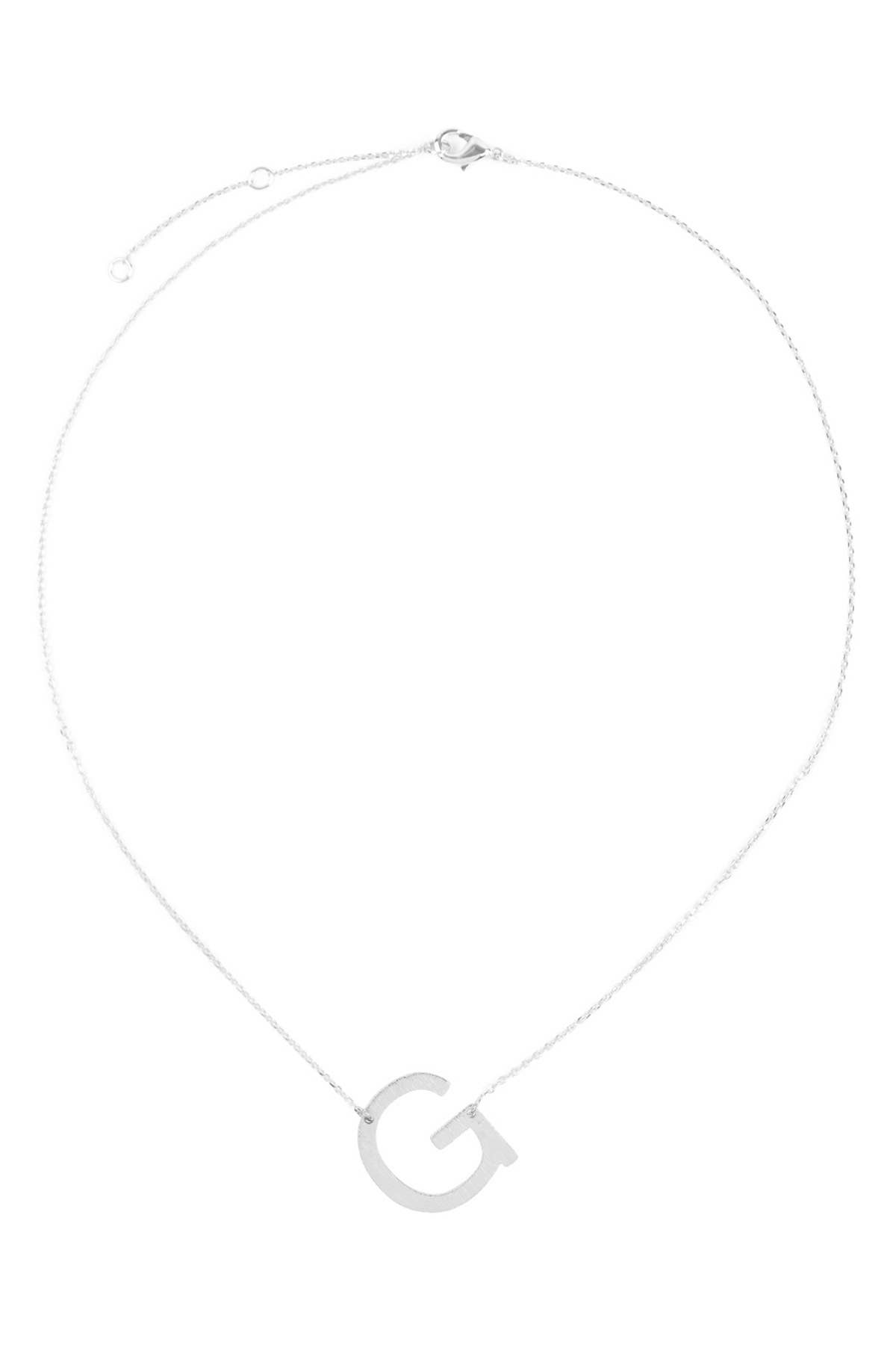 MYS Wholesale Inc - Wholesale Pendant/Charm Necklace - Initial Rough Finish Chain Necklace3