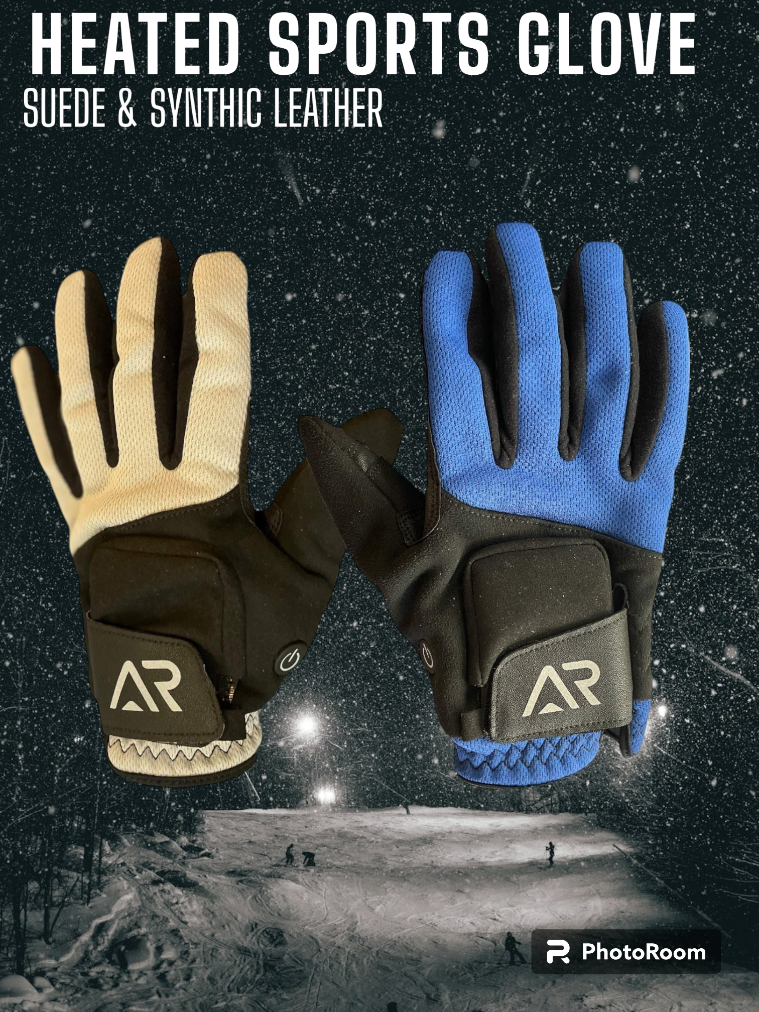 Black & Gray GEN2 Heated Sports Glove for wholesale on Faire4