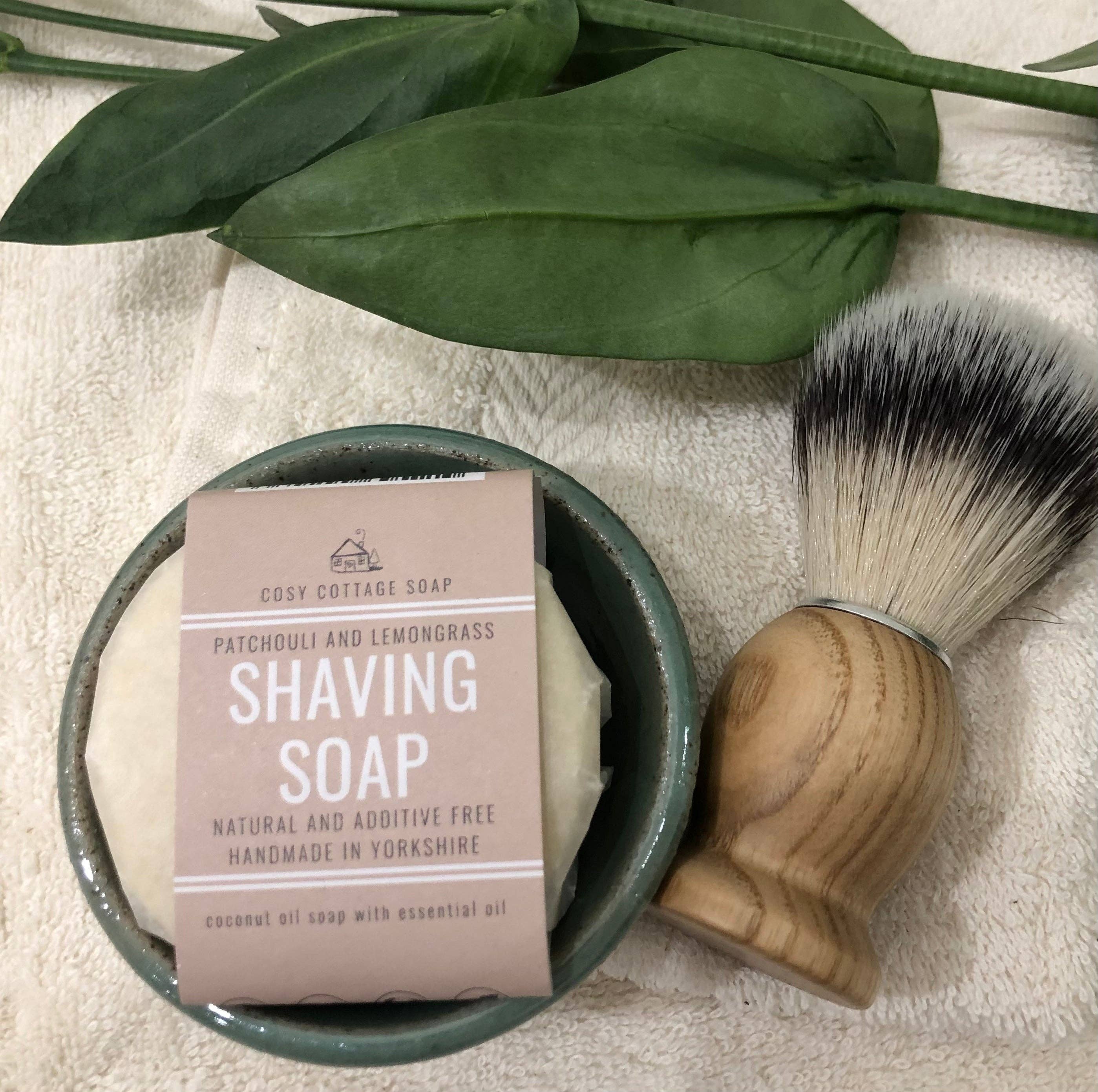 Cosy Cottage Soap – wholesale Shaving set/kit – Men's – Eco-Friendly Valentine's Shave Set2