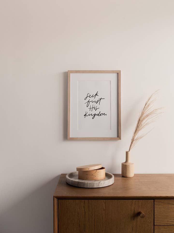 Seek First His Kingdom Print for wholesale by Ignite: Be the Light