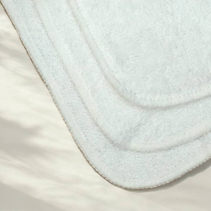 Muslinz - MerryGoRoundUK Ltd - Wholesale Face & Body Wipes - Baby - MuslinZ 12pk Bamboo Cotton Terry Wipes