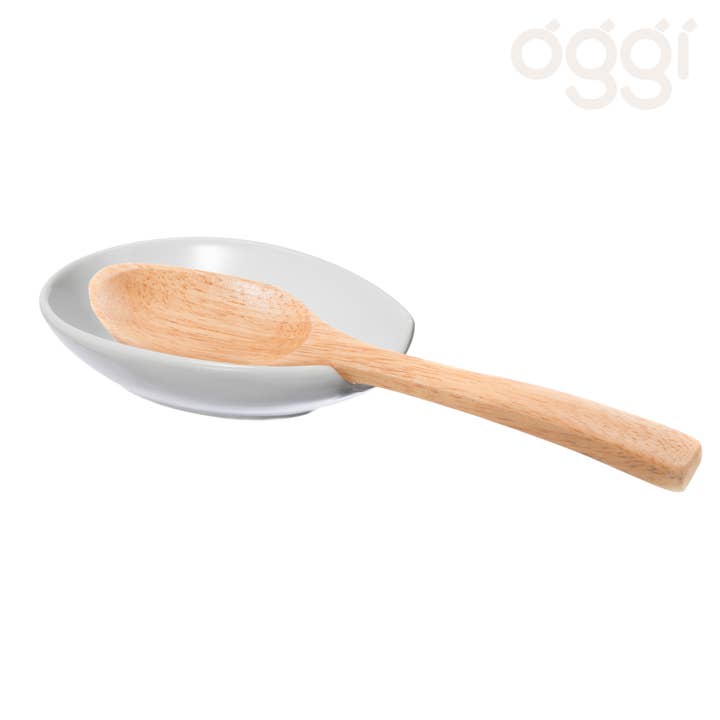 Oggi - Wholesale Spoon Rest - Spoon Rest - Spooner Ceramic (5.25" x 3.5")5