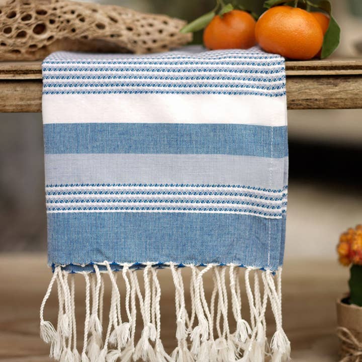 Scents and Feel – wholesale Badhandduk – Gäst Tunn Ibiza Ränder Handduk5