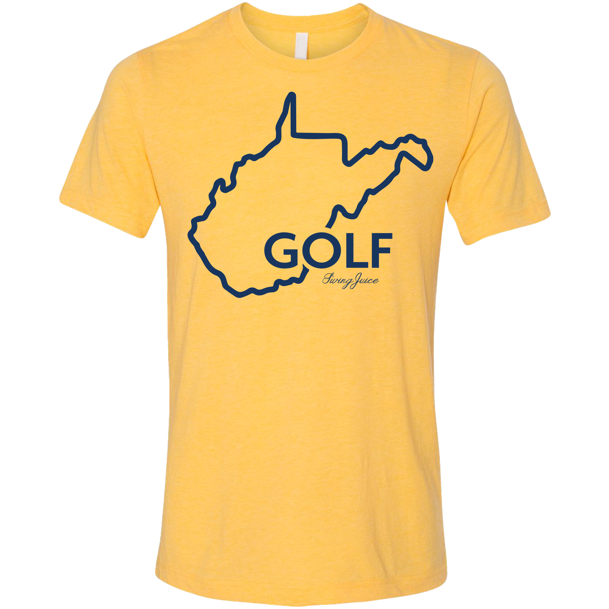 Yellow Golf West Virginia Unisex T-Shirt for wholesale on Faire0