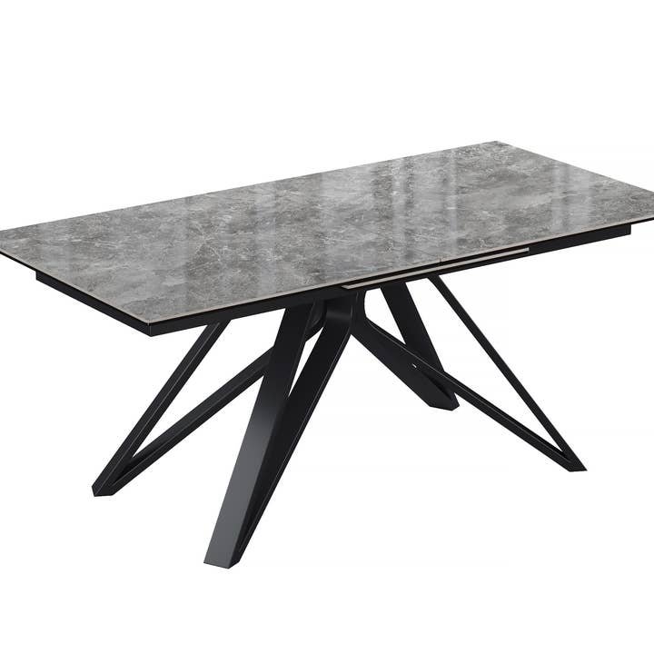 Amari Casa - Vente Tables d'appoint - Table à manger extensible en céramique Cartier3