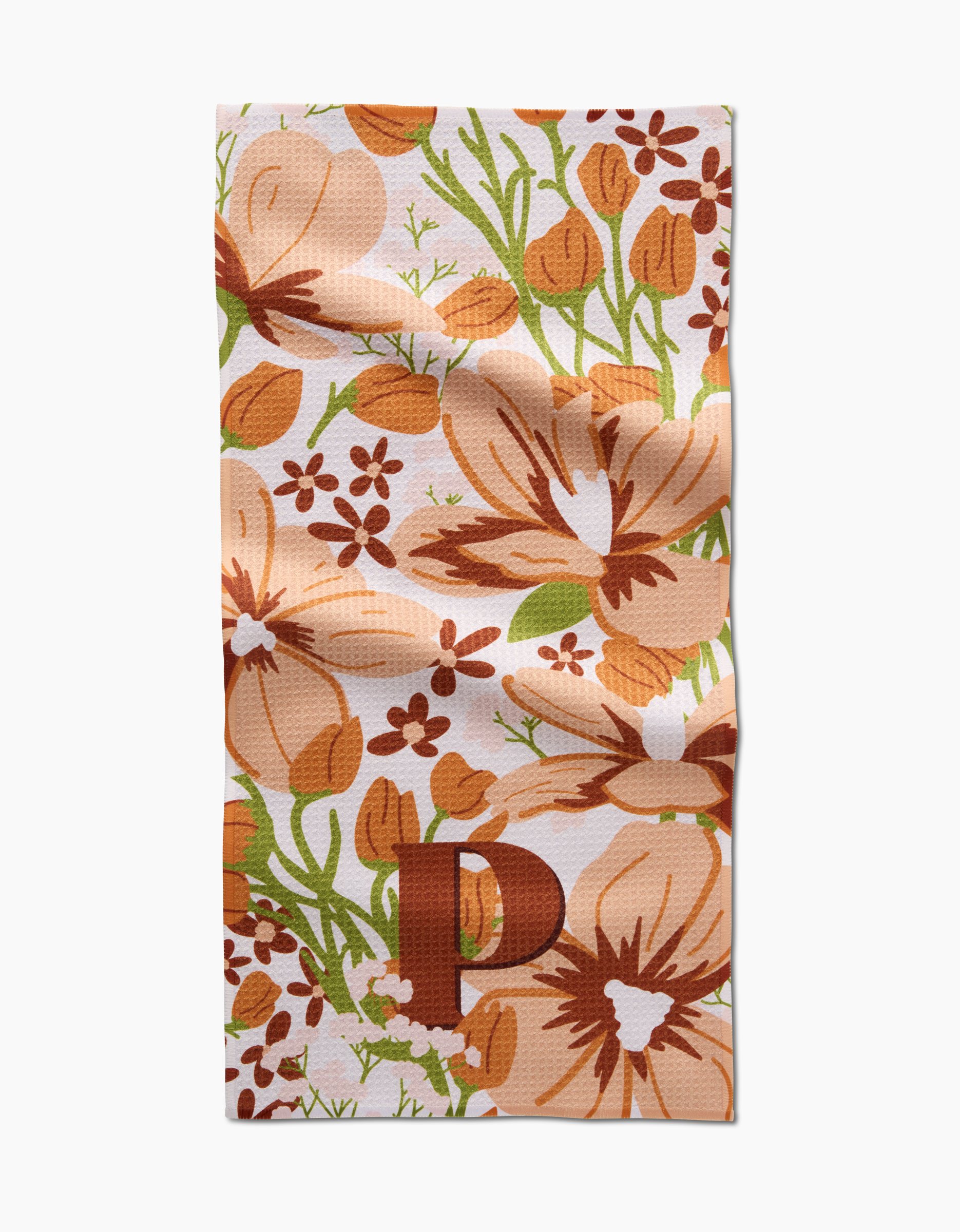 Geometry - Wholesale Tea Towel - Geometry Monogram Floral Bar Towel19