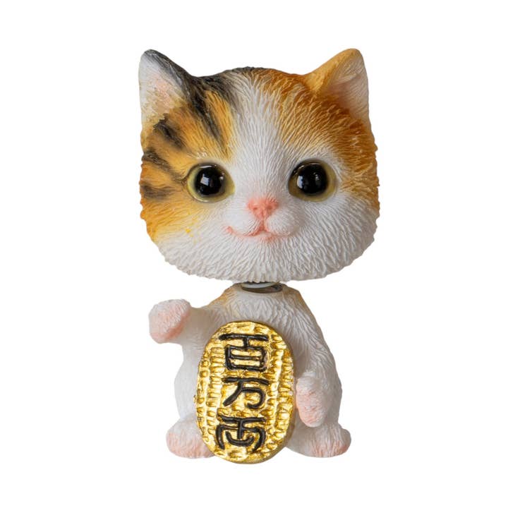 Figura Lucky Cat Bobblehead de 2 pulgadas de alto (1/36) para venta al por mayor de Urban Tokyo
