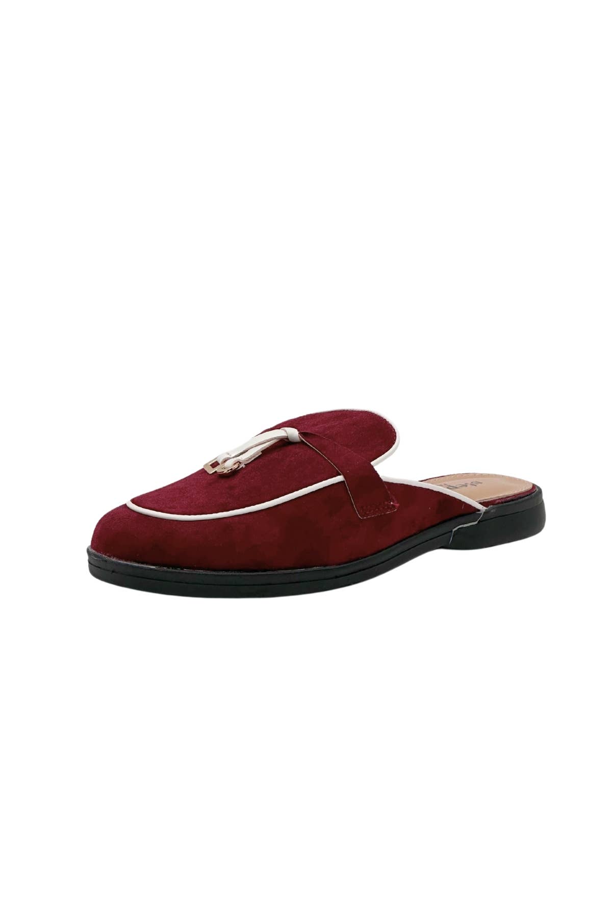 camel Suede mules with rope and metal detail QQ-247 for wholesale on Faire4