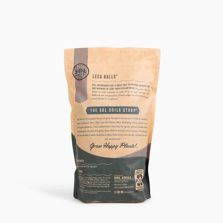 Sol Soils - Wholesale Planting/Potting Soil - Amendments (2Qt) LECA Balls1