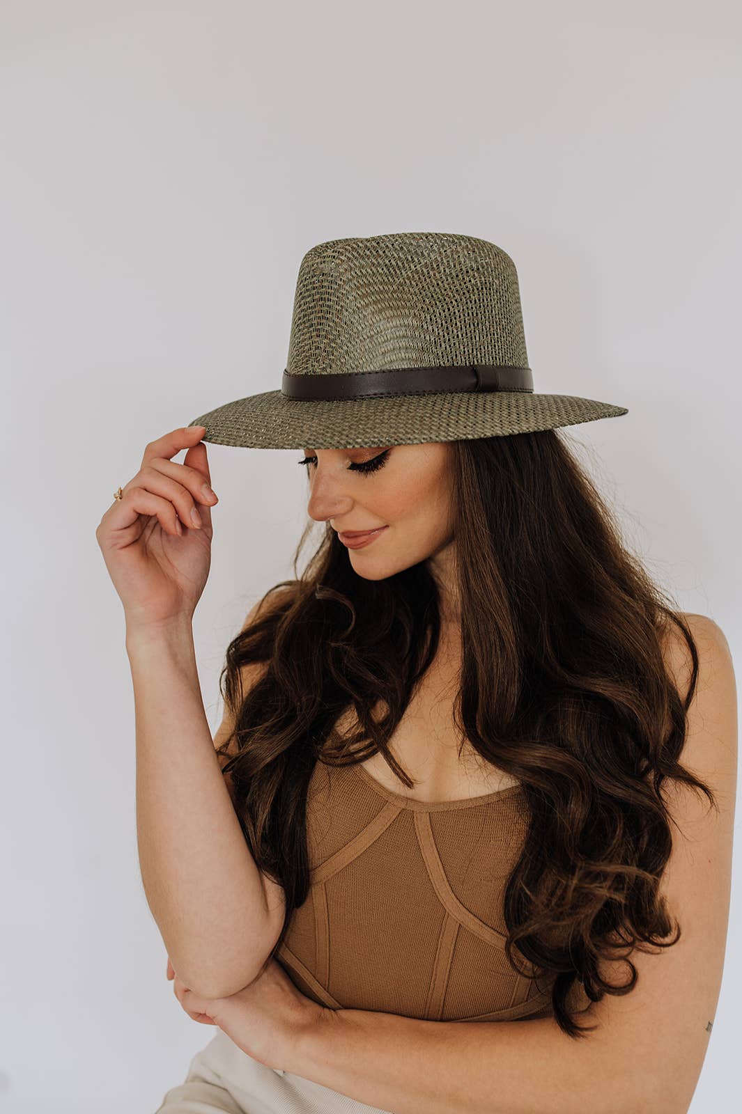 Sandoval Hats - Wholesale Fedora - Women's - Veracruz · Green panama style hat7