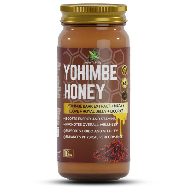 Herb To Body - Wholesale Honey - Yohimbe Honey 16oz