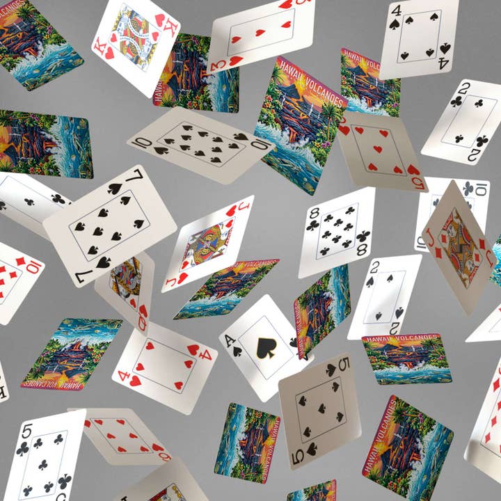 Boardwalk Puzzle Company - Wholesale Playing Cards - Hawai'i Volcanoes | Playing Cards5