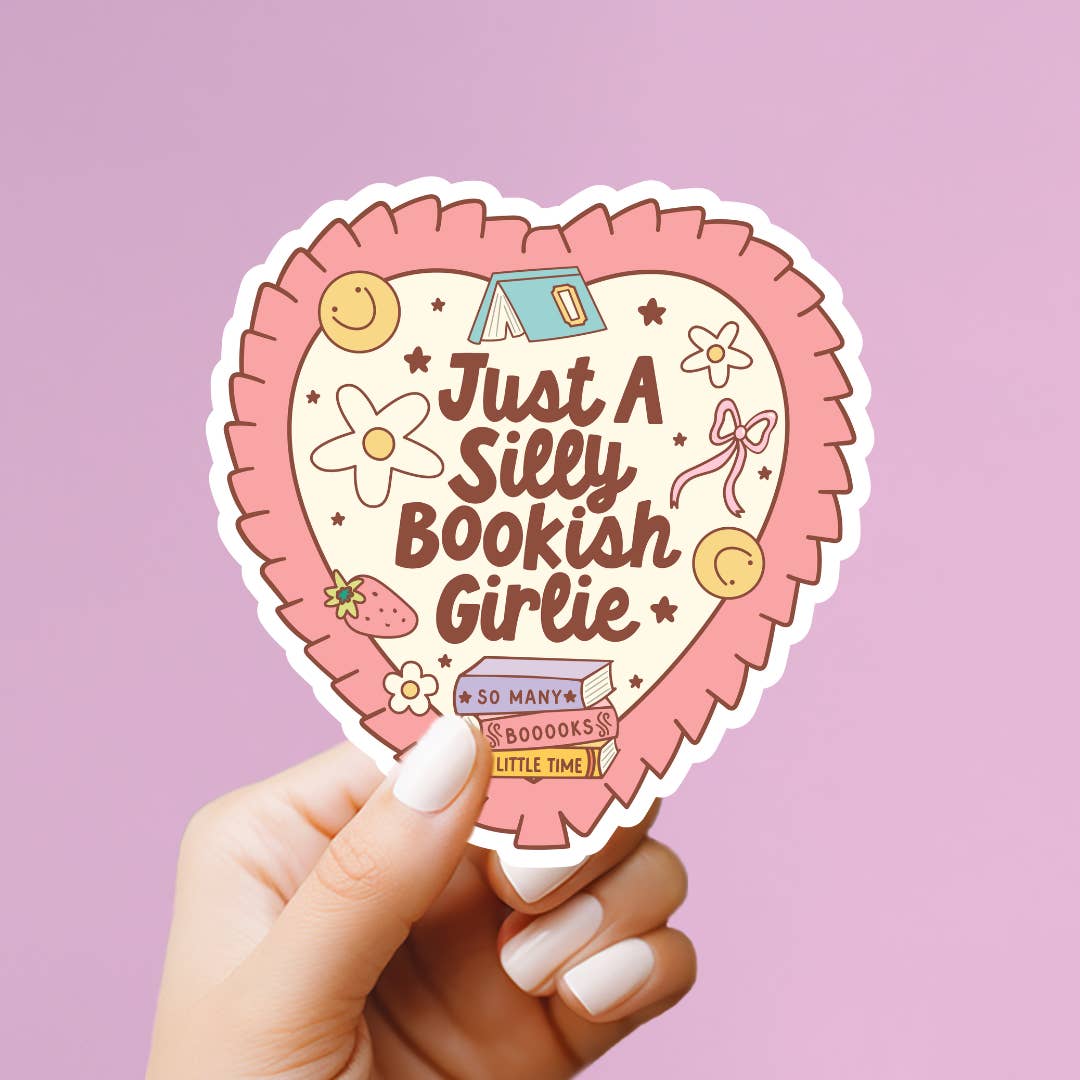 Market by Mari - Wholesale Sticker - Just a Silly Bookish Girlie Sticker