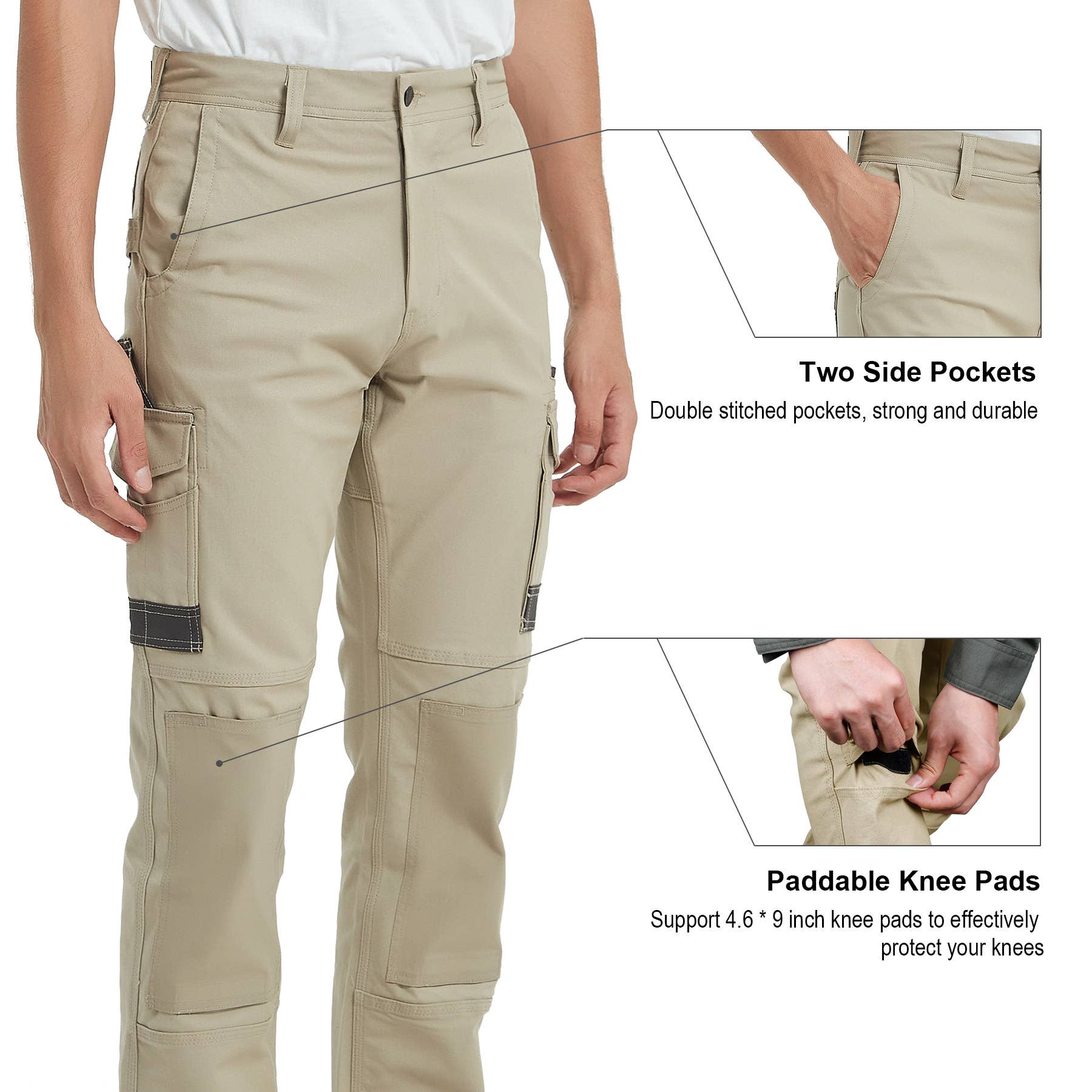 Qing Dao Lai Si Ma Te Fang Zhi You Xian Gong Si - Wholesale Pants - Men's - Men's Cargo Pants Multi-pocket Work Trouser8