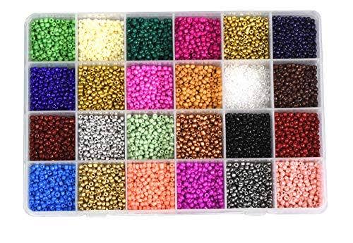 Mandala Crafts - Wholesale Beads - Glass Seed Beads Variety Pack for Jewelry Making8