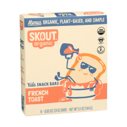 Skout Organic - Wholesale Snack Bar - Skout Organic French Toast Kids Snack Bar | Plant-Based2