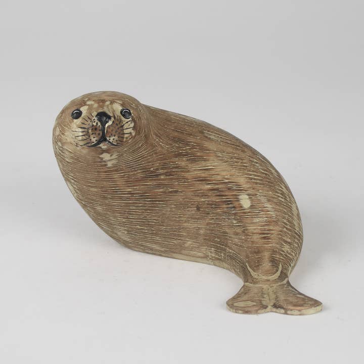 Hand Carved Grey Seal Pup by Archipelago for wholesale by Originals International Ltd