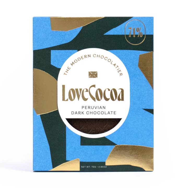 Love Cocoa & H!P [No duties when shipping to US!] – wholesale Chocolate bar – Peruvian 70% Dark Chocolate Bar0
