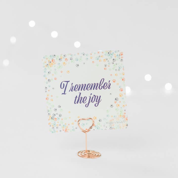 Wolfie’s Wish - Vente Urne - Cartes de deuil en cas de perte d'un animal de compagnie, jeu de cartes d'affirmation6