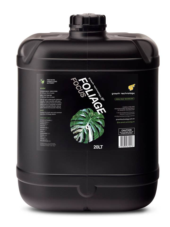 GT Foliage Focus Plant Nutrients for Houseplants (20 litre) for wholesale by PlantHaul