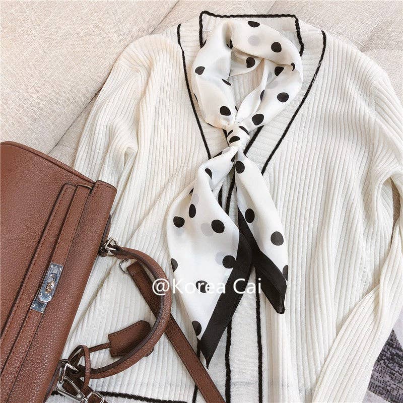 Marayn - Wholesale Scarf – Women's - Retro Chic 70cm Silk Scarf for Timeless Style32