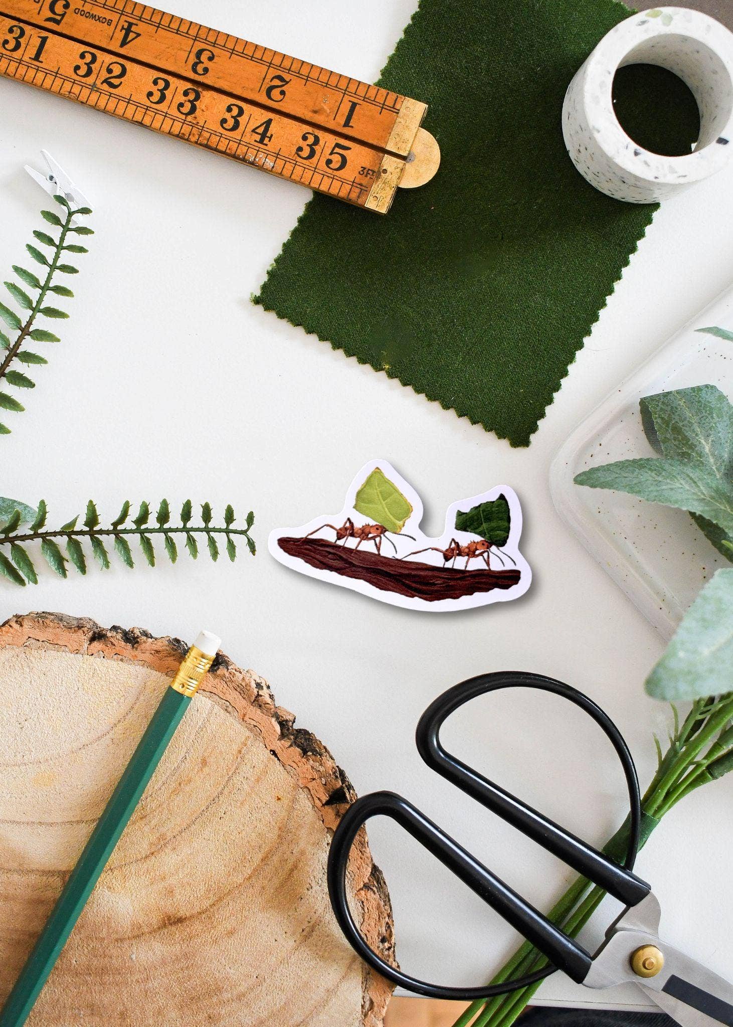 Ferne Creative – wholesale Sticker – Leafcutter ants Vinyl Sticker0
