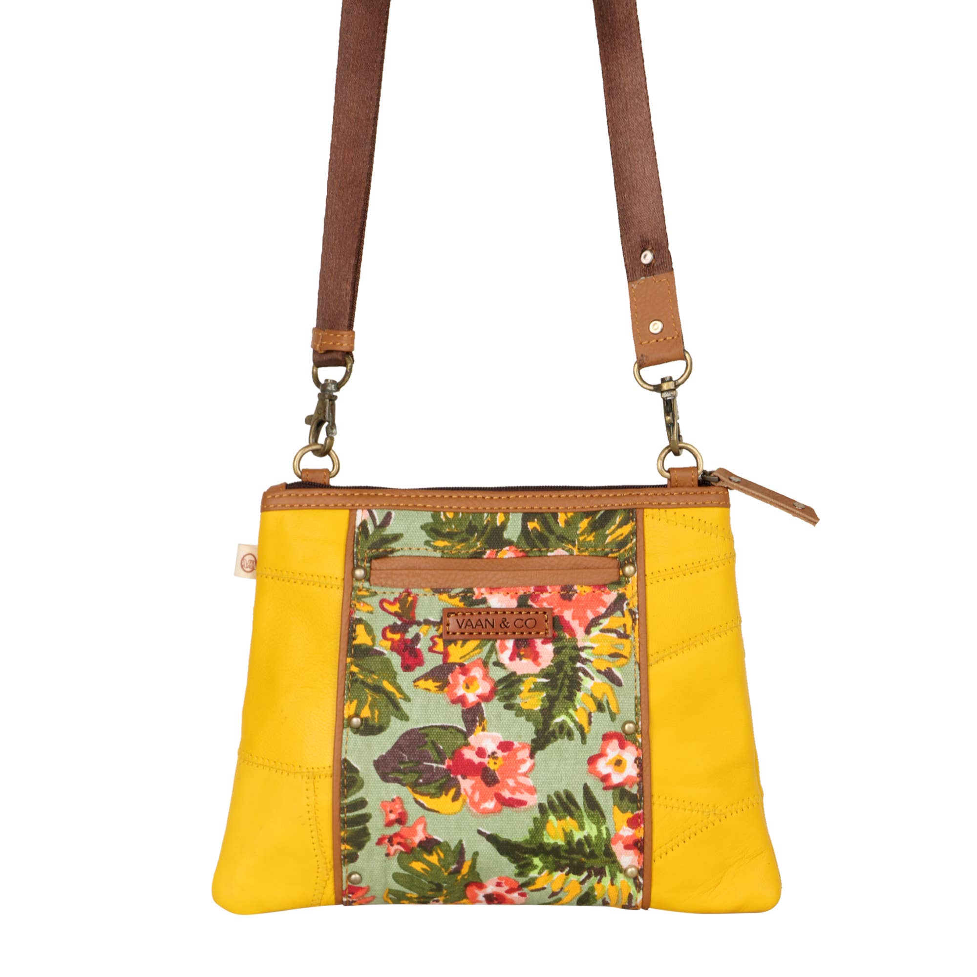 Vaan & Co. - Wholesale Crossbody Bag - Women's - Noa Angled Crossbody Bag - Summer Jungle
6
