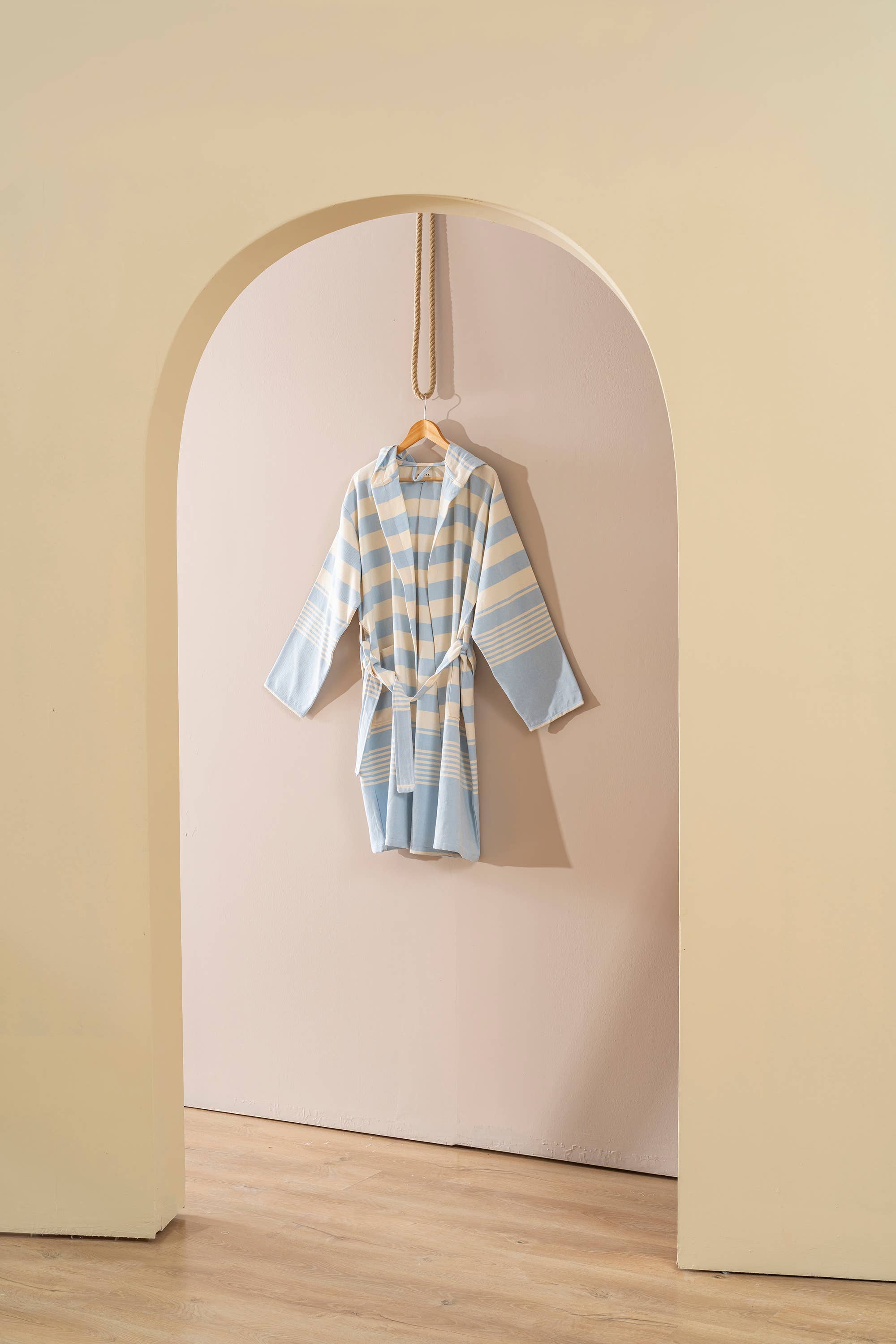 Kikoya - Wholesale Robe - Unisex - Bathrobe Turkish Cotton LightWeight Summer Hood Kimono Robe 10