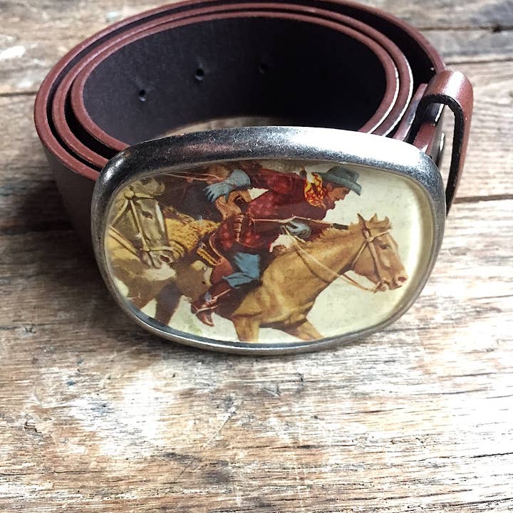 joeyfivecents - Wholesale Belt buckle – Unisex - Belt buckle, western - cowboy, wild west, book cover, unisex6
