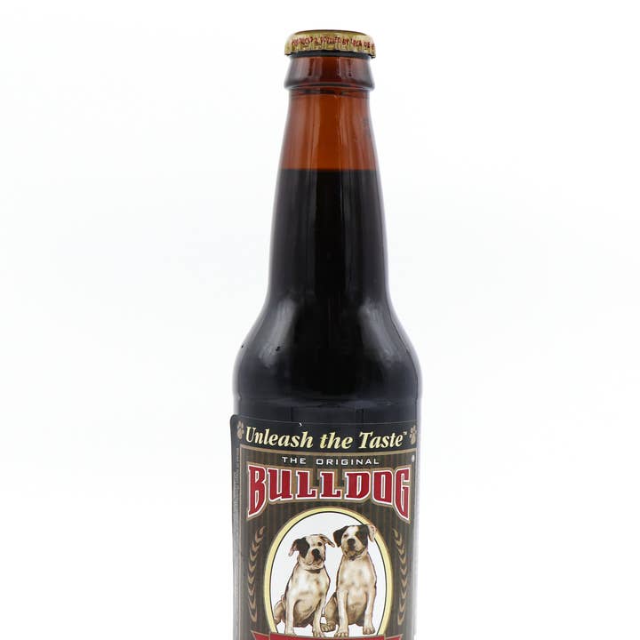 Grandpa Joe's Candy Shop - Wholesale Soda/carbonated drink - Bulldog Root Beer Soda, 12oz Glass Bottle 12ct0