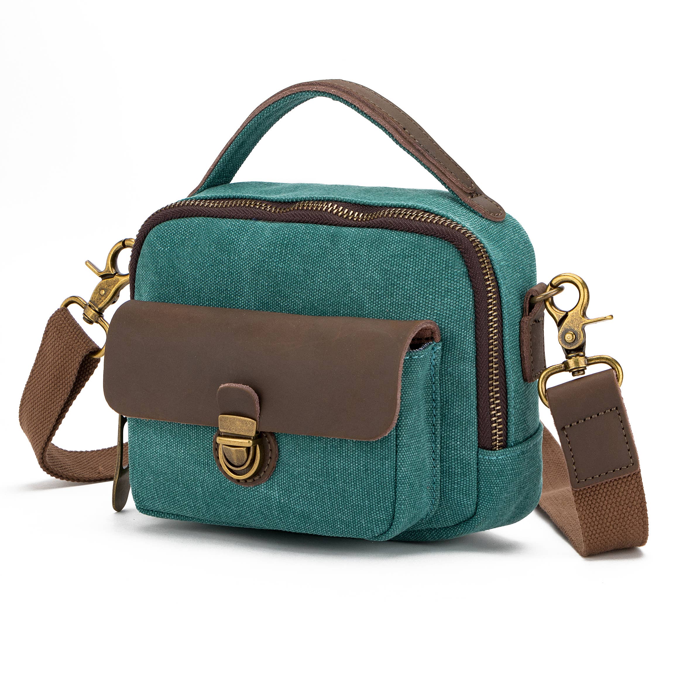 ZEDE PARIS – wholesale Messenger Bag – Women’s – Maison Blanche - Canvas and leather satchel3