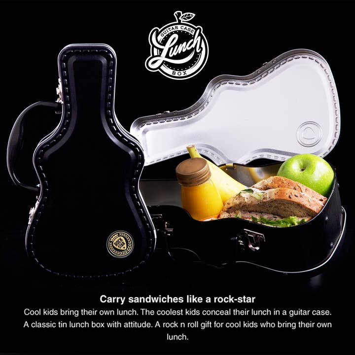 SUCK UK Ltd - USA - Wholesale Lunch Bag/Box - Rockstar Guitar Lunch Box2