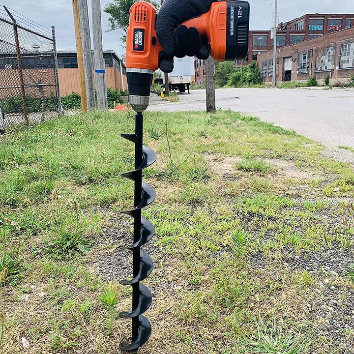 Ashman Online - Wholesale Garden Tool - Ashman 24 inch Auger Made of heavy duty steel and has a 24 inch long helical screw blade.5