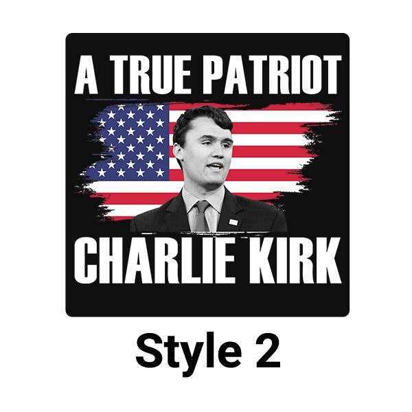 Puka Creations – wholesale Screen printed t-shirt – unisex – Charlie Kirk T-shirts (In Loving Memory) .1