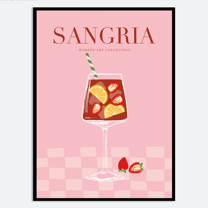 Sangria Cocktail Drink Bar Cart Wall Art Print MA04 and other Purchase Wholesale sänger töpfe. Free Returns & Net 60 Terms on Faire trending on Faire.